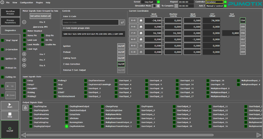 “Diagnostics” Tab