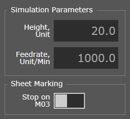 Simulation Mode Options