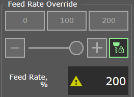 Feed synchronization button